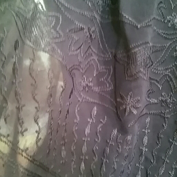 Yaya nom de plume Deep purple sheer tank - Picture 4 of 6